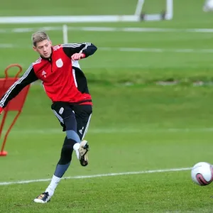 Bristol City's Jon Stead in Intense Focus Print Bristol City's Jon Stead in Intense Focus Print