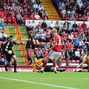 Bristol City FC Print - Jon Stead Back Heel Flick Goal vs Hull City