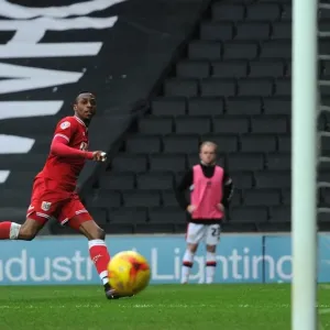 Bristol City's Jonathan Kodjia Scores Brace: 2-0 Lead Against Milton Keynes Dons