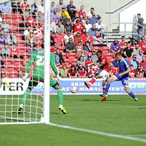 Bristol City's Jonathan Kodjia Scores Against Brentford in Sky Bet Championship Match