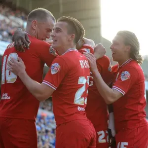 Bristol City's Jonathan Kodjia Scores and Celebrates Against Ipswich Town (2015) - Sky Bet Championship Goal