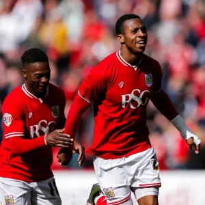 Jonathan Kodjia Scores Hat-Trick Goal Print Jonathan Kodjia Scores Hat-Trick Goal Print