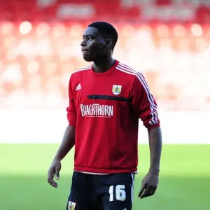Bristol City's Jordan Wynter in Action at Crystal Palace vs Fulham, 2013