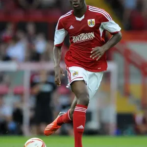 Bristol City's Jordan Wynter in Action Against Reading