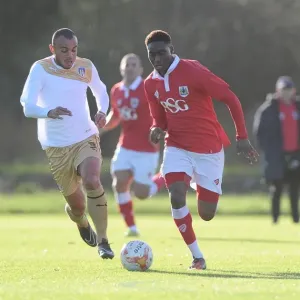 Bristol City's Jordan Wynter in Action at Training Print