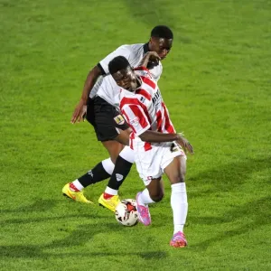 Bristol City's Jordan Wynter vs. Koby Arthur in Intense Battle during Cheltenham Town vs. Bristol City Pre-Season Friendly Bristol City's Jordan Wynter vs. Koby Arthur in Intense Battle during Cheltenham Town vs. Bristol City Pre-Season Friendly