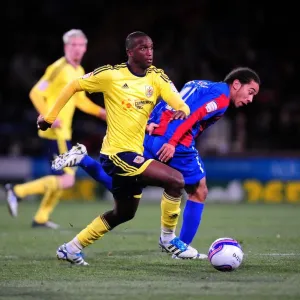 Bristol City's Kalifa Cisse in Championship Match Print