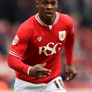 Bristol City's Kieran Agard in Action Print Bristol City's Kieran Agard in Action Print