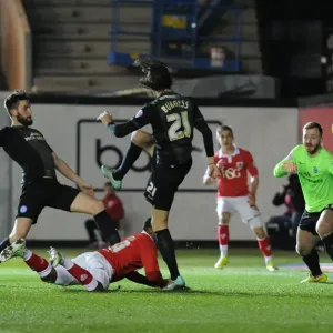 Bristol City FC Print - Kieran Agard Scores Game-Winning Goal Bristol City FC Print - Kieran Agard Scores Game-Winning Goal