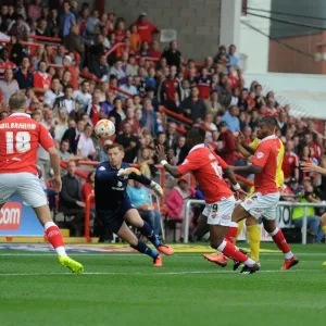 Bristol City FC Print: Kieran Agard Scores Against MK Dons Bristol City FC Print: Kieran Agard Scores Against MK Dons