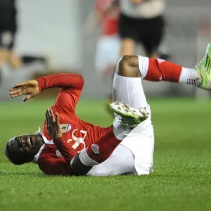 Bristol City's Kieran Agard Injury Print Bristol City's Kieran Agard Injury Print
