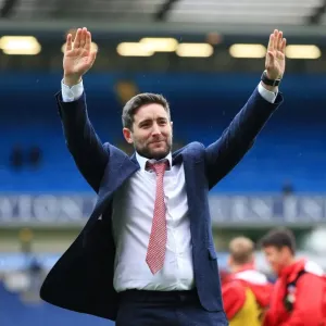 Bristol City's Lee Johnson Celebrates Championship Promotion at Full-Time vs. Blackburn Rovers (23/04/2016) Bristol City's Lee Johnson Celebrates Championship Promotion at Full-Time vs. Blackburn Rovers (23/04/2016)