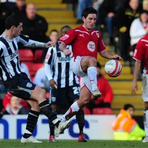 Bristol City's Lee Johnson Takes Control: A Pivotal Moment in the 2010 Championship Clash vs. West Bromwich Albion