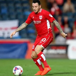 Bristol City's Lee Tomlin in Action against Wycombe Wanderers at Adams Park (09.08.16)