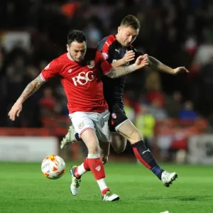 Bristol City's Lee Tomlin in Action Print Bristol City's Lee Tomlin in Action Print