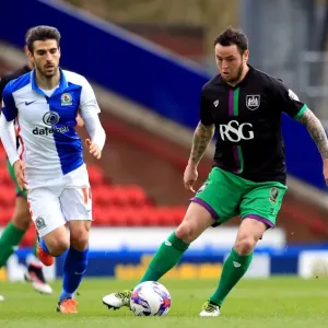 Bristol City's Lee Tomlin at Ewood Park against Blackburn Rovers, Sky Bet Championship 2016 Bristol City's Lee Tomlin at Ewood Park against Blackburn Rovers, Sky Bet Championship 2016