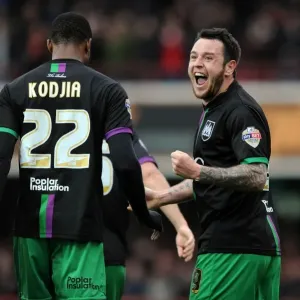 Bristol City FC Print - Lee Tomlin Goal vs Brentford
