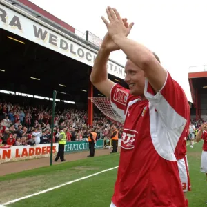 Bristol City's Lee Trundle in Action Against Preston North End