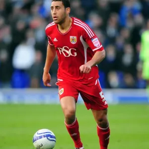 Bristol City's Lewin Nyatanga at Portman Road during Ipswich Town vs. Bristol City Football Match, March 3, 2012