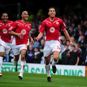 Bristol City FC Print - Lewin Nyatanga Scores vs Newcastle United (2010)
