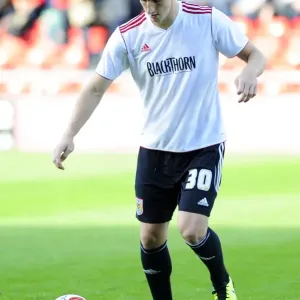 Bristol City's Lewis Dunk in Action Against Crystal Palace and Fulham, 2013