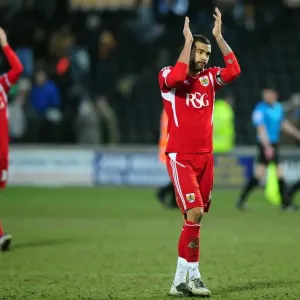 Bristol City FC Print - Liam Fontaine at Hull City Match