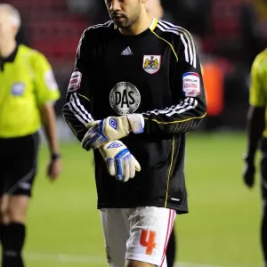 Bristol City's Liam Fontaine: Stepping Up as Emergency Goalkeeper vs. Middlesbrough after David James Red Card (Championship, 15/01/2011)