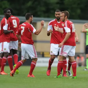 Bristol City's Liam Kelly Scores and Celebrates Against Forest Green Rovers in Preseason 2013 Bristol City's Liam Kelly Scores and Celebrates Against Forest Green Rovers in Preseason 2013