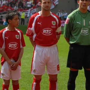 Bristol City's Louis Carey Celebrates Promotion: Play-Off Final Triumph