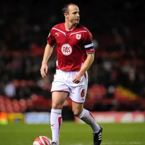 Bristol City Print - Louis Carey Rallies Team in 2010 Championship Showdown
