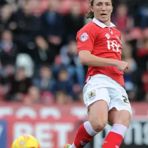 Bristol City's Luke Ayling in Action at Ashton Gate, November 2014 (vs Oldham Athletic)