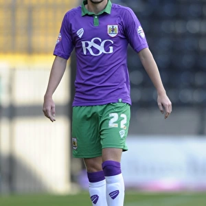 Bristol City's Luke Ayling in Action Against Notts County, Sky Bet League One, 2014