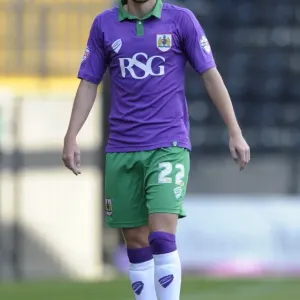 Bristol City's Luke Ayling in Action Against Notts County, Sky Bet League One, 2014 Bristol City's Luke Ayling in Action Against Notts County, Sky Bet League One, 2014