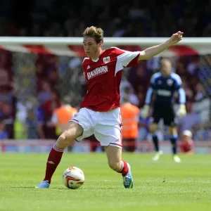 Bristol City's Luke Dobie Goes Head-to-Head with Glasgow Rangers at Ashton Gate Stadium (2013)