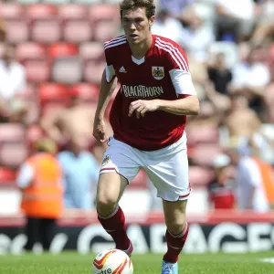 Bristol City's Luke Dobie Goes Head-to-Head with Glasgow Rangers at Ashton Gate Stadium (2013)