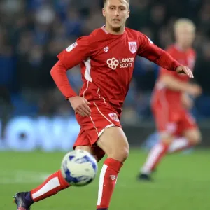 Bristol City's Luke Freeman in Action Print Bristol City's Luke Freeman in Action Print