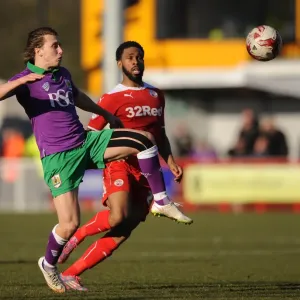 Bristol City's Luke Freeman in Action at Crawley Town's Broadfield Stadium, March 7, 2015