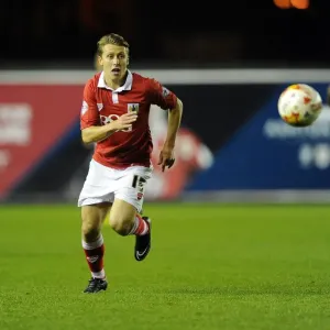 Bristol City's Luke Freeman in Action Against Leyton Orient, Sky Bet League One, 2014