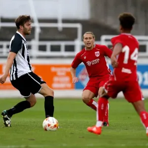 Bristol City's Luke Freeman and Bobby Reid in Action during Pre-season Friendly against Bath City, 2016 Bristol City's Luke Freeman and Bobby Reid in Action during Pre-season Friendly against Bath City, 2016
