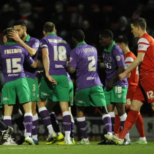 Bristol City's Luke Freeman Celebrates Goal Against Leyton Orient, Sky Bet League One, 2015