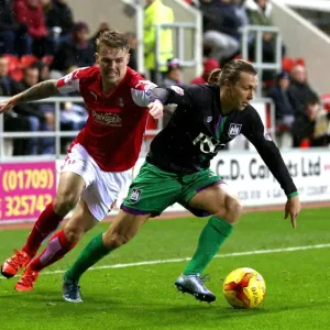 Bristol City's Luke Freeman Charges Forward Against Rotherham United in Championship Clash Bristol City's Luke Freeman Charges Forward Against Rotherham United in Championship Clash