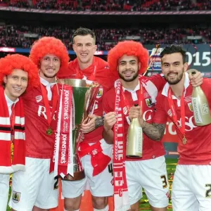 Bristol City Players Print - Wembley Stadium 2015 Bristol City Players Print - Wembley Stadium 2015