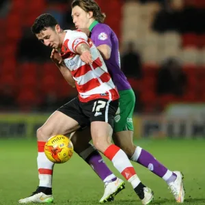 Bristol City FC Print - Luke Freeman Stops Doncaster Rovers Enda Stevens Bristol City FC Print - Luke Freeman Stops Doncaster Rovers Enda Stevens