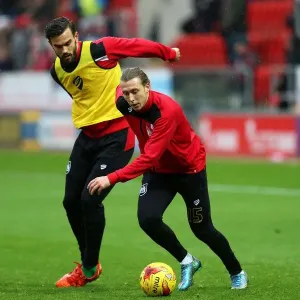 Bristol City's Luke Freeman Warms Up Ahead of Rotherham United Clash Bristol City's Luke Freeman Warms Up Ahead of Rotherham United Clash