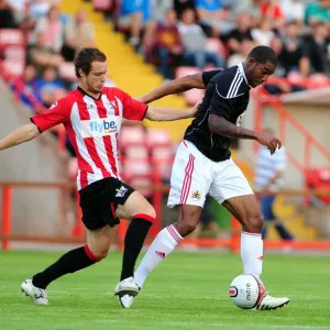 Bristol City FC Print - Marvin Elliott vs Ryan Harley