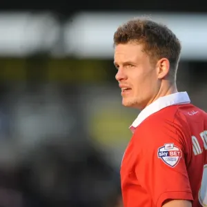 Bristol City's Matt Smith in Action Against Colchester United, 2015 Bristol City's Matt Smith in Action Against Colchester United, 2015