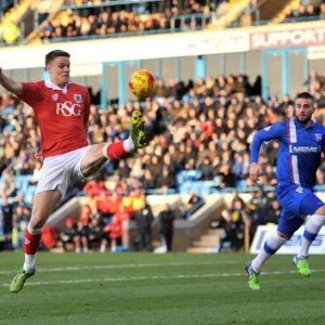 Bristol City's Matt Smith in Control Print Bristol City's Matt Smith in Control Print