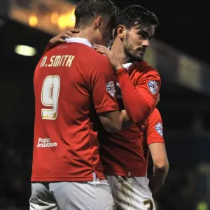 Bristol City's Matt Smith Celebrates Goal in Print Bristol City's Matt Smith Celebrates Goal in Print