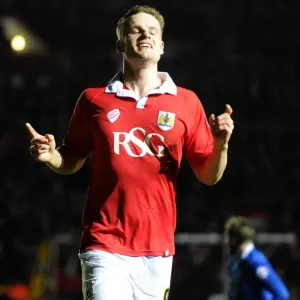 Bristol City FC Print - Matt Smith Scores Thrilling Goal Bristol City FC Print - Matt Smith Scores Thrilling Goal