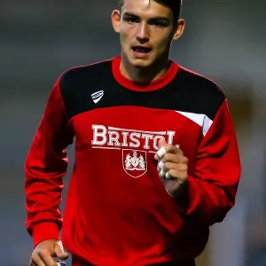 Bristol City's Max O'Leary Warming Up Print Bristol City's Max O'Leary Warming Up Print
